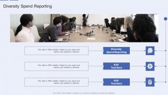 Diversity Spend Reporting In Powerpoint And Google Slides Cpb