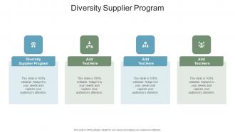 Diversity Supplier Program In Powerpoint And Google Slides Cpb