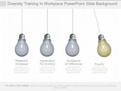 Diversity Training In Workplace Powerpoint Slide Background