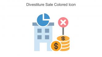 Divestiture Sale Colored Icon In Powerpoint Pptx Png And Editable Eps Format