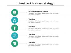 Divestment business strategy ppt powerpoint presentation portfolio files cpb