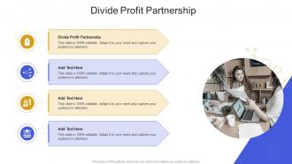 Divide Profit Partnership In Powerpoint And Google Slides Cpb