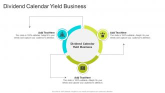 Dividend calendar yield business in powerpoint and google slides cpb