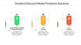 Dividend discount model problems solutions ppt powerpoint presentation summary cpb