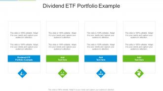 Dividend ETF Portfolio Example In Powerpoint And Google Slides Cpb