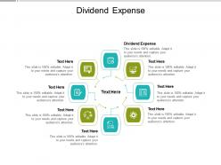 Dividend expense ppt powerpoint presentation model images cpb