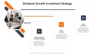 Dividend Growth Investment Strategy In Powerpoint And Google Slides Cpb