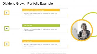 Dividend Growth Portfolio Example In Powerpoint And Google Slides Cpb