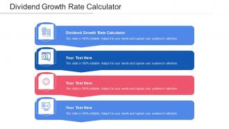 Dividend Growth Rate Calculator Ppt Powerpoint Presentation Layouts Files Cpb