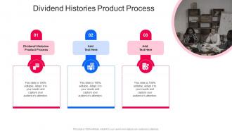 Dividend Histories Product Process In Powerpoint And Google Slides Cpb