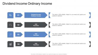 Dividend Income Ordinary Income In Powerpoint And Google Slides Cpb
