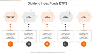 Dividend Index Funds ETFs In Powerpoint And Google Slides Cpb