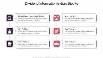 Dividend Information Indian Stocks In Powerpoint And Google Slides Cpb