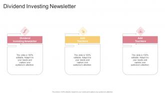 Dividend Investing Newsletter In Powerpoint And Google Slides Cpb