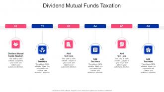Dividend Mutual Funds Taxation In Powerpoint And Google Slides Cpb