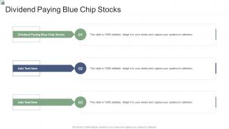Dividend Paying Blue Chip Stocks In Powerpoint And Google Slides Cpb