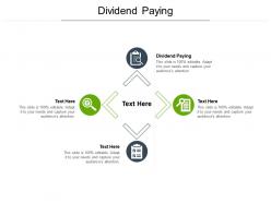 Dividend paying ppt powerpoint presentation images cpb