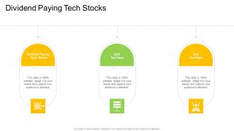 Dividend Paying Tech Stocks In Powerpoint And Google Slides Cpb