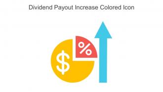 Dividend Payout Increase Colored Icon In Powerpoint Pptx Png And Editable Eps Format