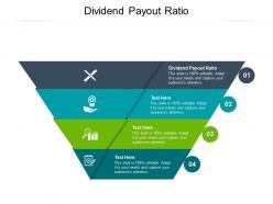 Dividend payout ratio ppt powerpoint presentation file graphics cpb