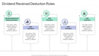 Dividend Received Deduction Rules In Powerpoint And Google Slides Cpb