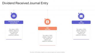 Dividend Received Journal Entry In Powerpoint And Google Slides Cpb