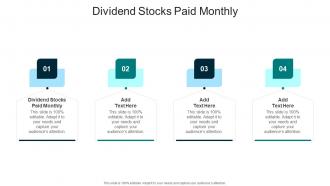 Dividend Stocks Paid Monthly In Powerpoint And Google Slides Cpb