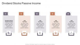 Dividend Stocks Passive Income In Powerpoint And Google Slides Cpb