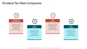 Dividend Tax Rate Companies In Powerpoint And Google Slides Cpb