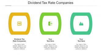 Dividend tax rate companies ppt powerpoint presentation inspiration sample cpb