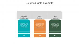 Dividend yield example ppt powerpoint presentation styles diagrams cpb