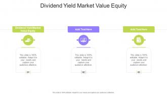 Dividend Yield Market Value Equity In Powerpoint And Google Slides Cpb