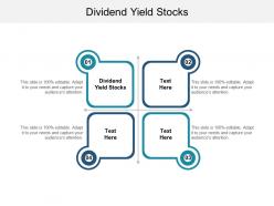 Dividend yield stocks ppt powerpoint presentation show example cpb