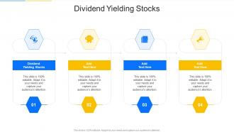 Dividend Yielding Stocks In Powerpoint And Google Slides Cpb