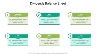 Dividends Balance Sheet In Powerpoint And Google Slides Cpb