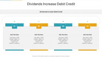 Dividends Increase Debit Credit In Powerpoint And Google Slides Cpb