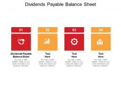 Dividends payable balance sheet ppt powerpoint presentation inspiration design ideas cpb