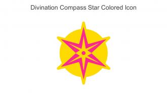 Divination Compass Star Colored Icon In Powerpoint Pptx Png And Editable Eps Format