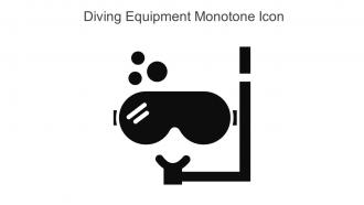 Diving Equipment Monotone Icon In Powerpoint Pptx Png And Editable Eps Format