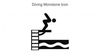 Diving Monotone Icon In Powerpoint Pptx Png And Editable Eps Format