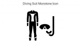Diving Suit Monotone Icon In Powerpoint Pptx Png And Editable Eps Format