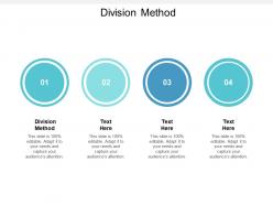 Division method ppt powerpoint presentation gallery graphics cpb
