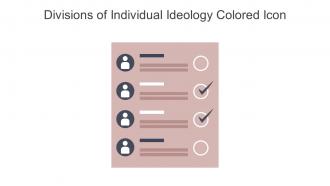 Divisions Of Individual Ideology Colored Icon In Powerpoint Pptx Png And Editable Eps Format