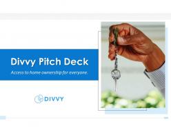 Divvy Pitch Deck Ppt Template