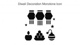 Diwali Decoration Monotone Icon In Powerpoint Pptx Png And Editable Eps Format
