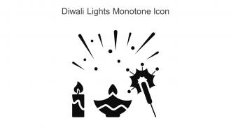 Diwali Lights Monotone Icon In Powerpoint Pptx Png And Editable Eps Format