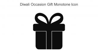 Diwali Occasion Gift Monotone Icon In Powerpoint Pptx Png And Editable Eps Format