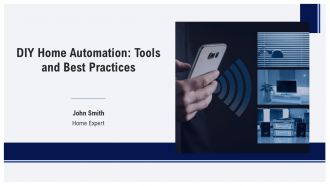 DIY Home Automation Tools And Best Practices PPT Structure AT