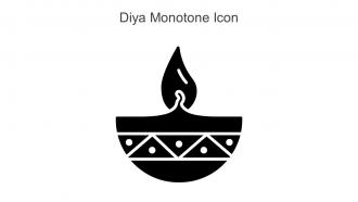 Diya Monotone Icon In Powerpoint Pptx Png And Editable Eps Format