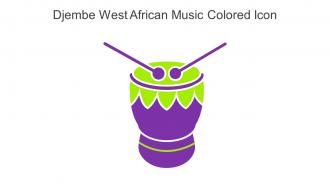 Djembe West African Music Colored Icon In Powerpoint Pptx Png And Editable Eps Format